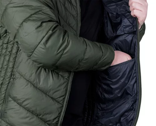 Neo Tools Téli munkavédelmi kabát, Mix&Match, steppelt-szigetelt anyag, könnyű, zöld-fekete, XXXL