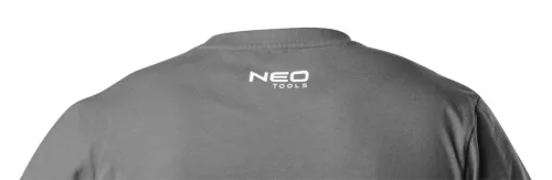 Neo Tools Munkavédelmi póló, feliratos, szürke, CAMO, 100% pamut, 180g/m2, XL