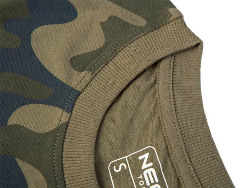 Neo Tools Munkavédelmi póló, CAMO, terepmintás, olíva, 100% pamut, 180g/m2, XL