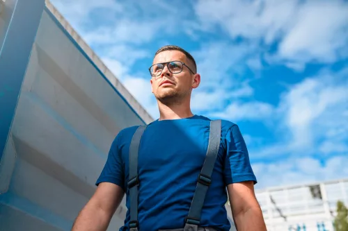 Neo Tools Munkavédelmi póló, HD+, kék, 100% pamut, L