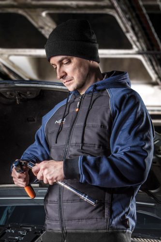 Neo Tools Kötött munkasapka, akril, gyapjú belsővel, 320 g/m2