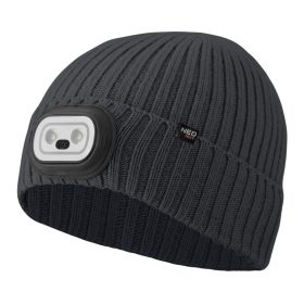   Neo Tools Kötött munkasapka, beépített RGB LED lámpával, színes világítás