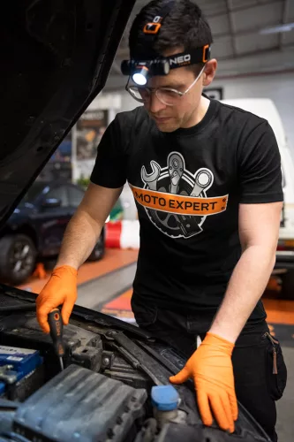 Neo Tools Munkavédelmi póló, Moto Expert, 100% pamut, 180g/m2, XXL