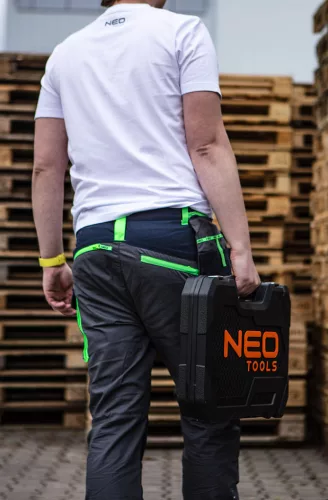 Neo Tools Munkavédelmi póló, fehér, Basic, 100% pamut, 180g/m2, S