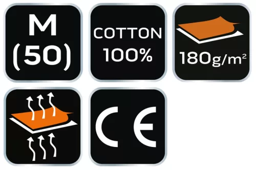 Neo Tools Munkavédelmi póló, zöld, 100% pamut, 180g/m2, M