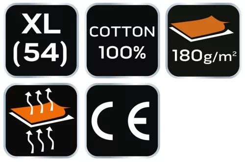 Neo Tools Munkavédelmi póló, zöld, 100% pamut, 180g/m2, XL