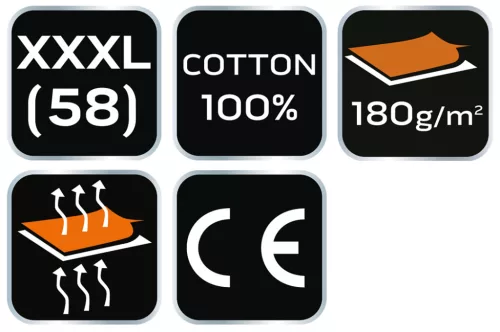 Neo Tools Munkavédelmi póló, zöld, 100% pamut, 180g/m2, XXXL