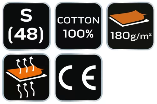 Neo Tools Munkavédelmi póló, sötétkék, Navy, 100% pamut, 180g/m2, S