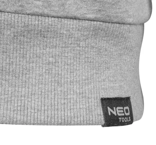 Neo Tools Melegítő felső Comfort, szürke, 79% pamut, L