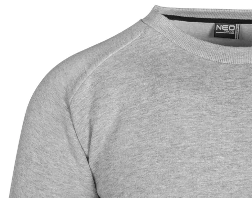 Neo Tools Melegítő felső Comfort, szürke, 79% pamut, S