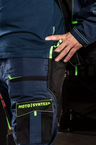 Neo Tools Munkavédelmi póló, galléros, Motosynteza, pique, 100% pamut, 195g/m2, M