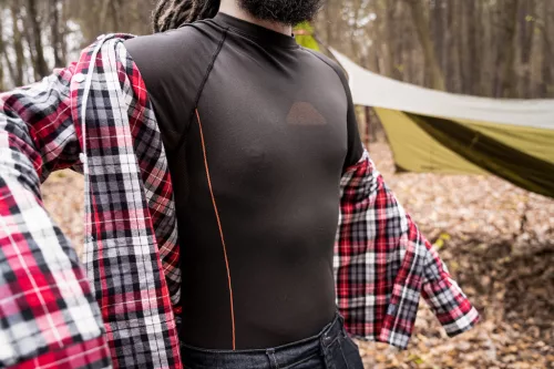 Neo Tools Thermo aláöltözet felső, hosszú ujjú Carbon, XXL/XXXL