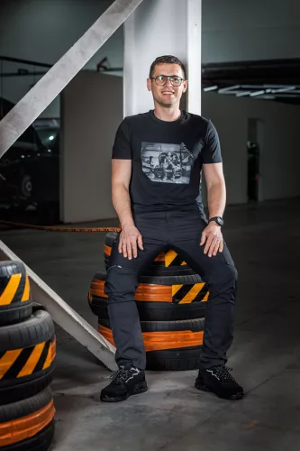 Neo Tools Munkavédelmi póló, műhely minta, 100% pamut, 180g/m2, XXXL