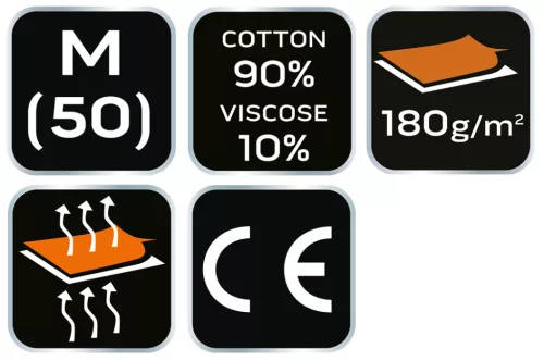 Neo Tools Munkavédelmi póló, hosszú ujjú, szürke, 90% pamut, M