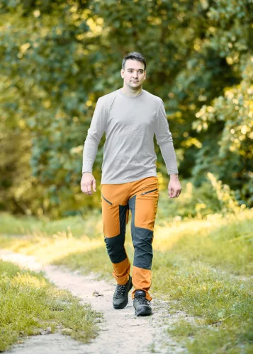 Neo Tools Munkavédelmi póló, hosszú ujjú, szürke, 90% pamut, XXL