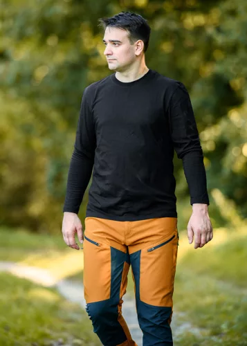 Neo Tools Munkavédelmi póló, hosszú ujjú, fekete, 100% pamut, XXXL