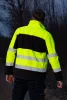 Neo Tools Láthatósági munkavédelmi kabát, softshell, neonsárga-fekete, M