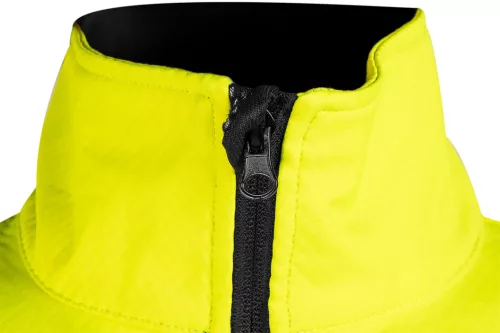 Neo Tools Láthatósági munkavédelmi kabát, softshell, neonsárga-fekete, XL