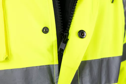 Neo Tools Láthatósági munkavédelmi kabát, könnyű szigetelő béléssel, sárga, L