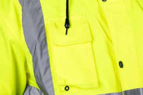 Neo Tools Láthatósági munkavédelmi kabát, könnyű szigetelő béléssel, sárga, S