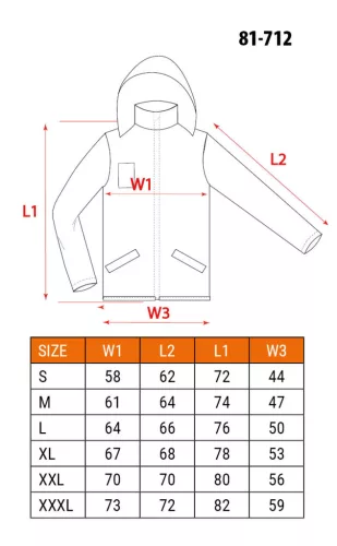 Neo Tools Láthatósági munkavédelmi kabát, könnyű szigetelő béléssel, sárga, S