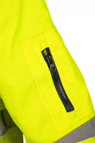 Neo Tools Láthatósági munkavédelmi kabát, Szigetelt, sárga, 3az1-ben, L