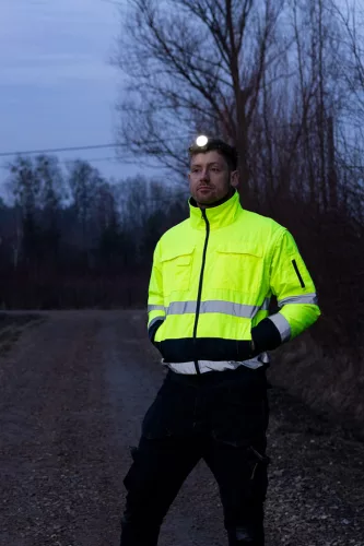 Neo Tools Láthatósági munkavédelmi kabát, Szigetelt, sárga, 3az1-ben, M