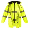Neo Tools Láthatósági munkavédelmi kabát, univerzális 5 az1-ben, szigetelt, sárga, XL