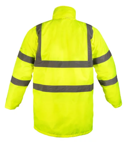 Neo Tools Láthatósági munkavédelmi kabát, univerzális 5 az1-ben, szigetelt, sárga, XXXL