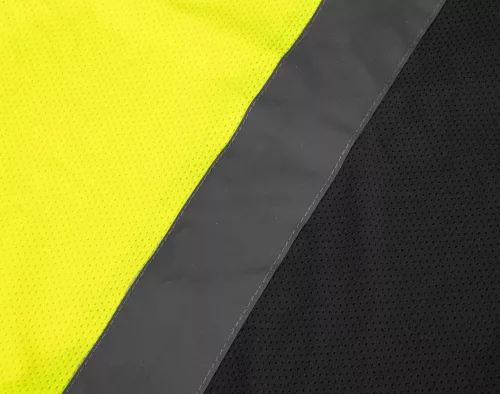 Neo Tools Láthatósági munkavédelmi póló, sárga, sötét alsó résszel, XXL