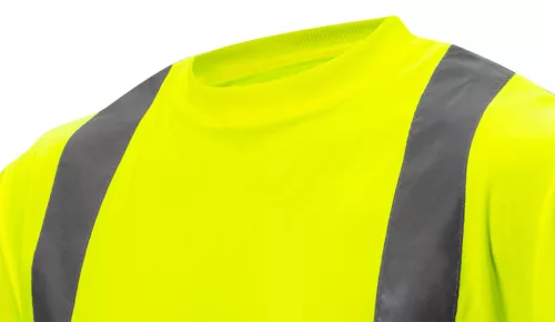 Neo Tools Láthatósági munkavédelmi póló, sárga, M