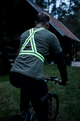 Neo Tools Láthatósági heveder, fényvisszaverő sávval, citromsárga