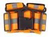 Neo Tools Láthatósági heveder, fényvisszaverő sávval, narancssárga