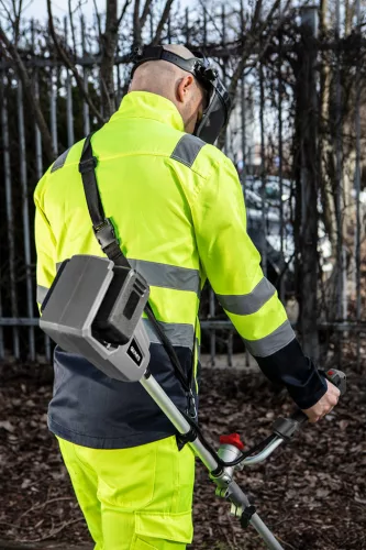 Neo Tools Láthatósági munkavédelmi kabát, Visibility, citromsárga, 60% pamut, 40% polyester, 260 gsm, L