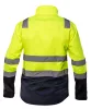 Neo Tools Láthatósági munkavédelmi kabát, Visibility, citromsárga, 60% pamut, 40% polyester, 260 gsm, XL