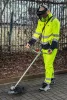 Neo Tools Láthatósági munkavédelmi kabát, Visibility, citromsárga, 60% pamut, 40% polyester, 260 gsm, XXXL