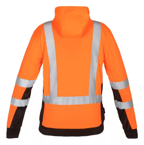 Neo Tools Láthatósági munkavédelmi kabát, narancssárga, kapucnival, L