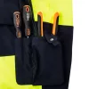 Neo Tools Láthatósági softshell munkásnadrág, citromsárga, M