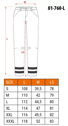 Neo Tools Láthatósági softshell munkásnadrág, citromsárga, L