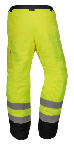 Neo Tools Láthatósági softshell munkásnadrág, citromsárga, S