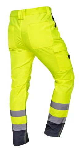 Neo Tools Láthatósági munkásnadrág, Visibility, 60% pamut, 40% polyester, 260 gsm, citromsárga, XXXL