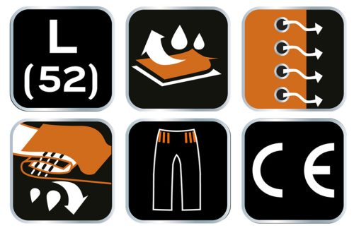 Neo Tools Esőnadrág PU/PVC, 310 g/m2, en 343, L