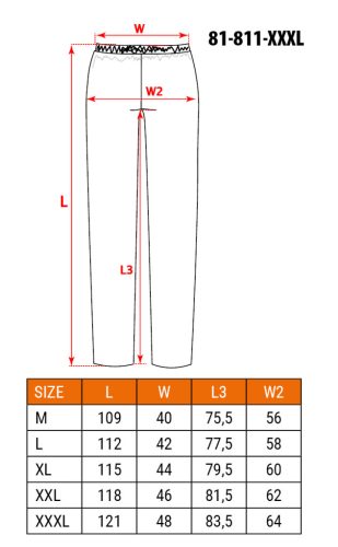 Neo Tools Esőnadrág PU/PVC, 310 g/m2, en 343, XXXL