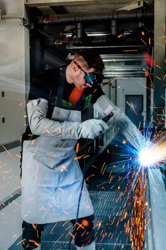 Neo Tools Bőr hegesztőkötény, 60x90cm, pamut betéttel, kat. II.