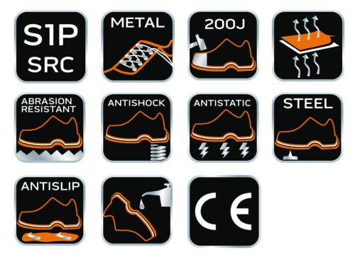 Neo Tools Munkavédelmi cipő, velúrbőr, CE, S1P SRA, 44