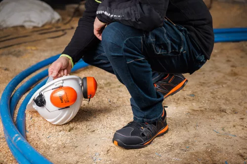 Neo Tools Munkavédelmi cipő, nyitott, S1 SRA, fémmentes, kompozit lábujjvédő, 46