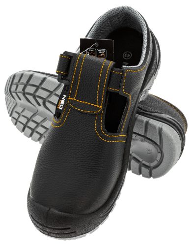 Neo Tools Munkavédelmi szandál, bőr, S1 FO, acélbetétes, 41