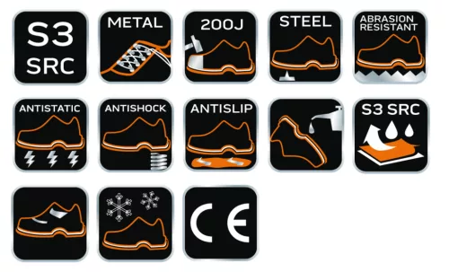Neo Tools Munkavédelmi bakancs, hőszigetelt, vízálló, bőr, S3 SRC, acélbetéttel, béléssel, 40