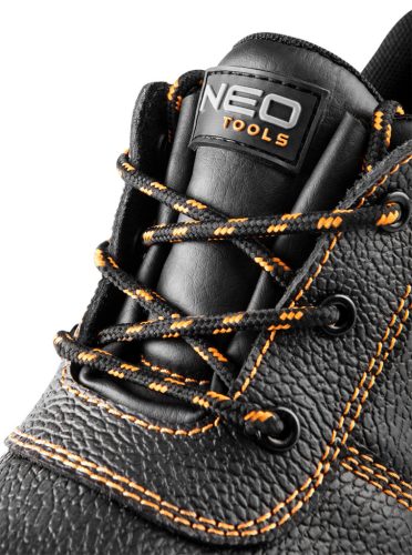 Neo Tools Munkavédelmi cipő, bőr, S1 SRC, acél orrmerevítés, 42