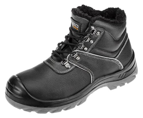 Neo Tools Munkavédelmi bakancs, hőszigetelt, bőr felsőrész, acélbetét, csúszásmentes talp, S3 SRC, 45